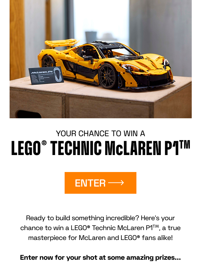Win a LEGO Technic McLaren P1