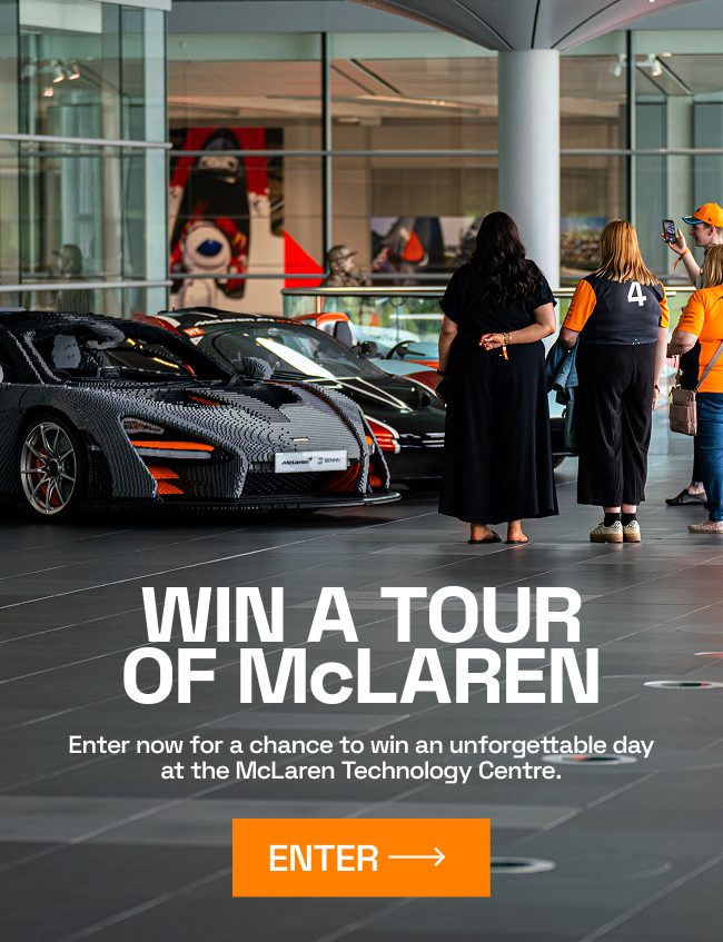 Win a tour of McLaren HQ